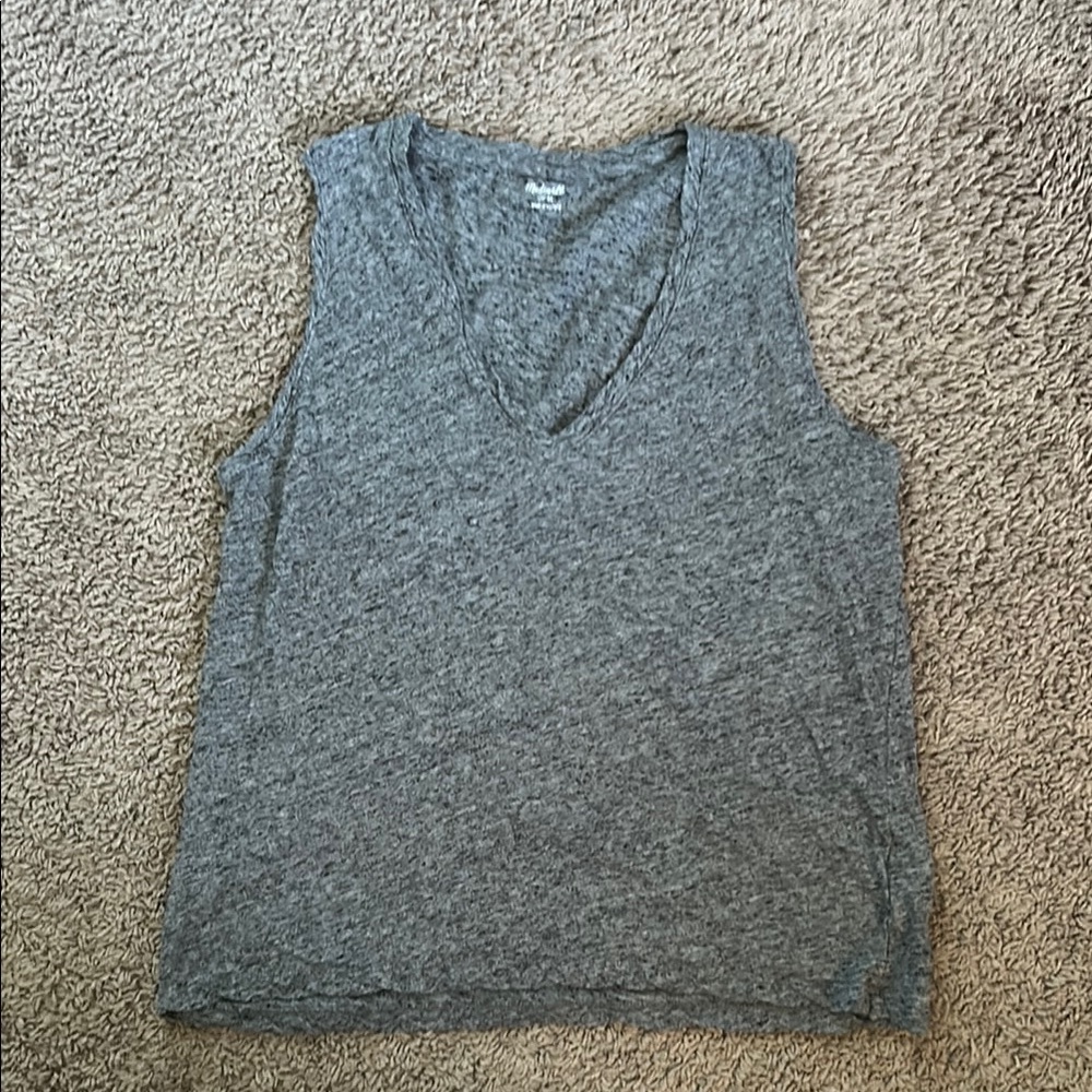 Madewell Whisper Cotton V-Neck Tank